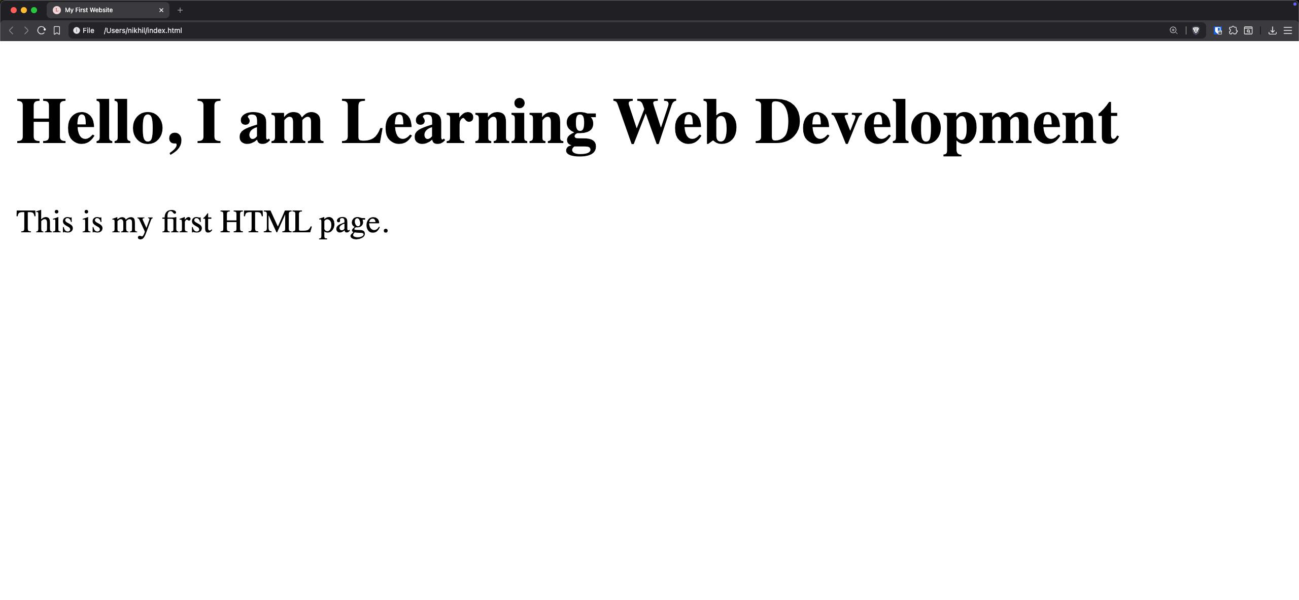Output of the code