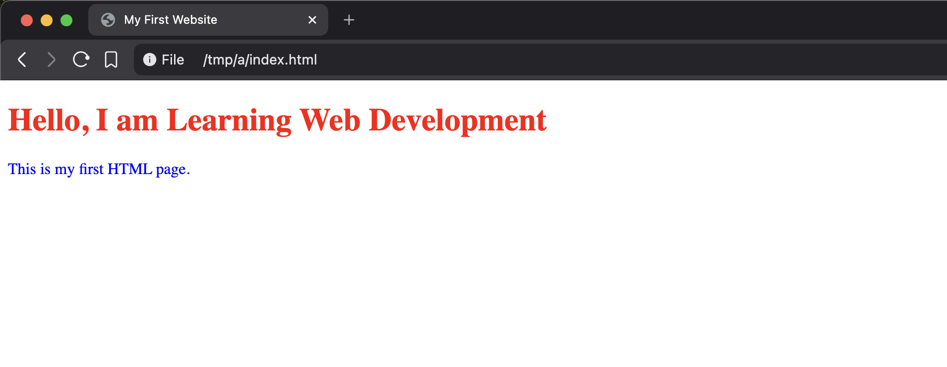 Output of inline CSS